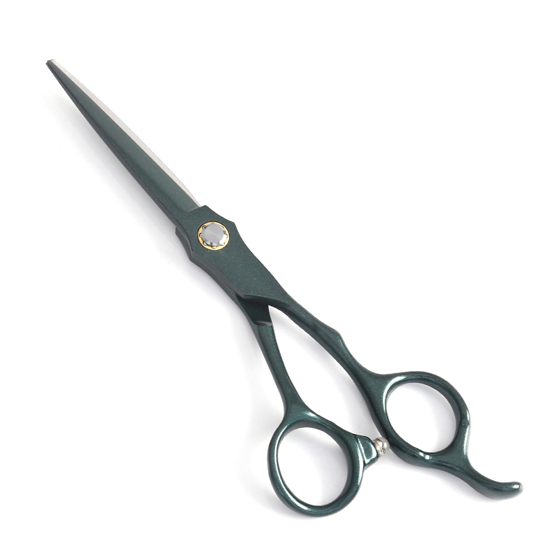 Ciseaux de coupe de cheveux professionnels en acier inoxydable à haute teneur en carbone de la série Green Tournesol